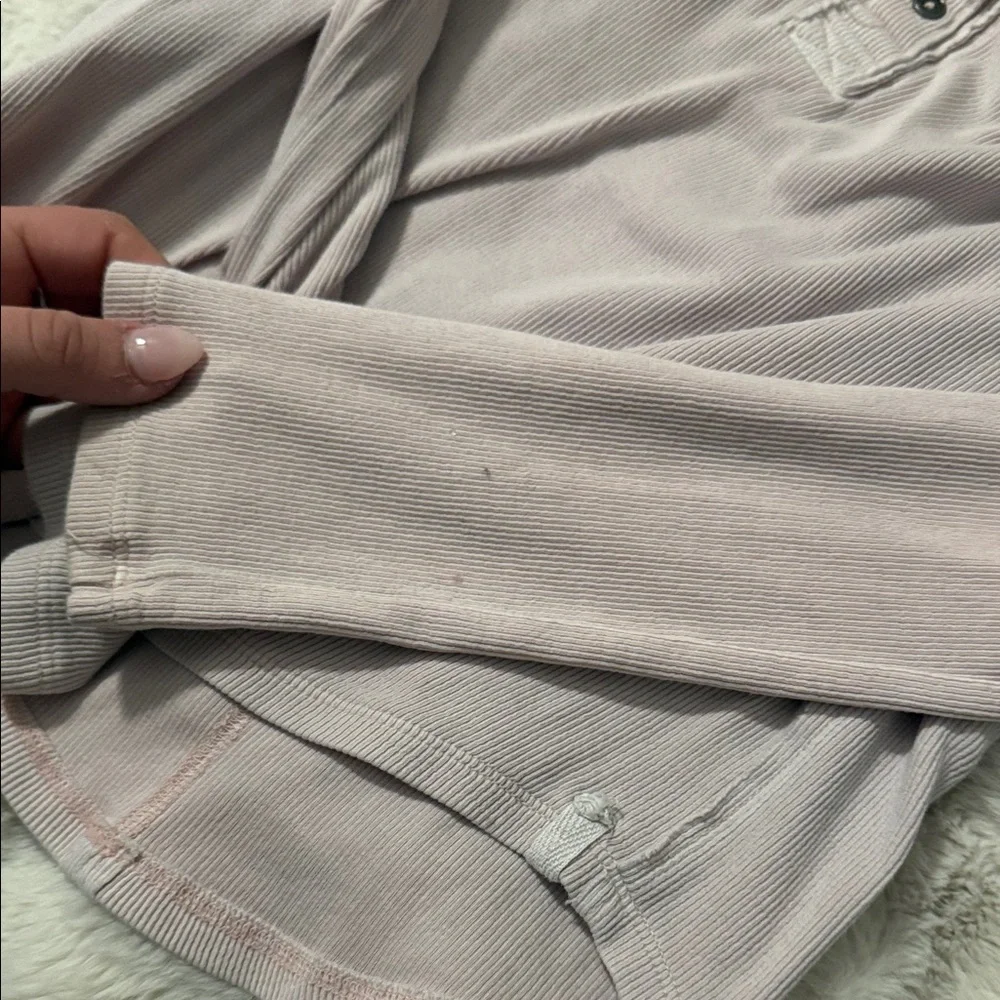 We The Free Light Pink Long Sleeve Top - Picture 4 of 5